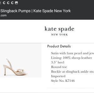 Kate Spade NewYork Happily sling back pumps